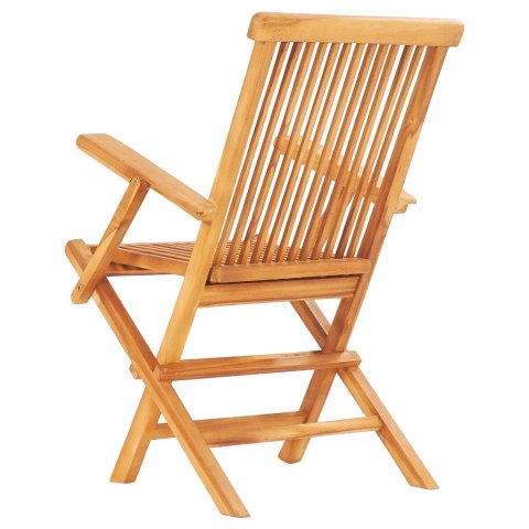 7-cz. zestaw składanych mebli ogrodowych, lite drewno tekowe