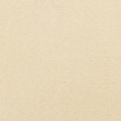 Fotel bujany, kremowy, tapicerowany tkaniną