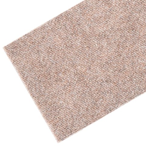 Samoprzylepne nakładki na schody, 15 szt., 76x20 cm, jasny brąz