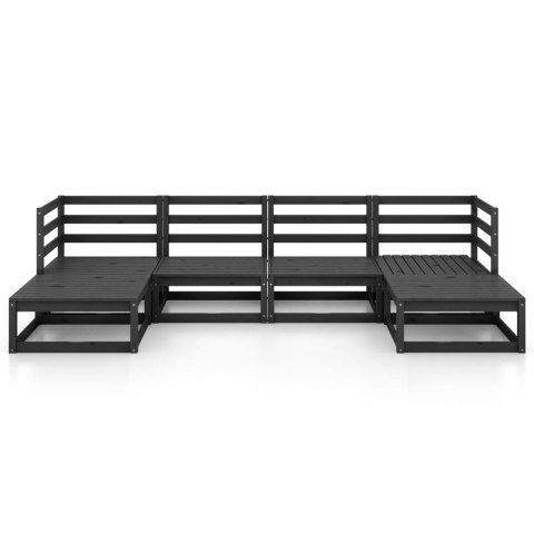 6-cz. zestaw mebli wypoczynkowych do ogrodu, drewno sosnowe