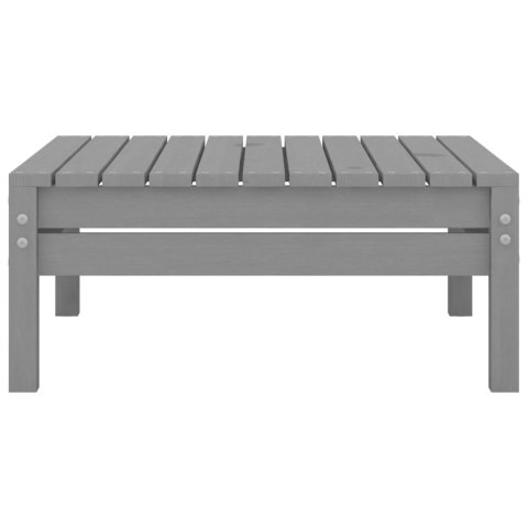 9-cz. zestaw mebli wypoczynkowych do ogrodu, szary, sosnowy