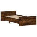Rama łóżka, przydymiony dąb, 100x200cm, materiał drewnopochodny