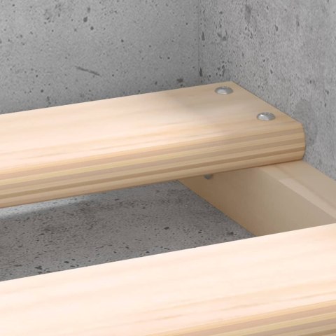 Rama łóżka, szarość betonu, 90x200 cm