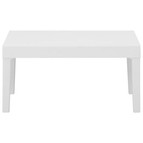 4-cz. zestaw wypoczynkowy do ogrodu, poduszki, plastik, biały