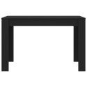 Stół jadalniany, czarny, 120x60x76 cm, materiał drewnopochodny