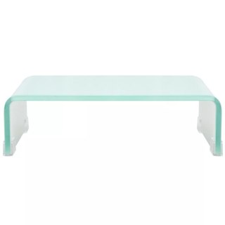 Podstawka pod monitor / telewizor szklana 40x25x11 cm