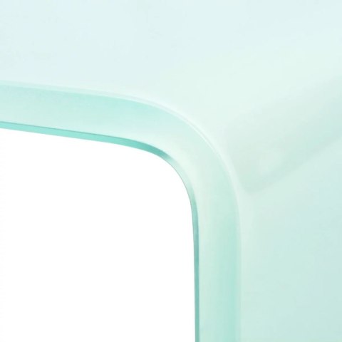 Podstawka pod monitor / telewizor szklana 40x25x11 cm