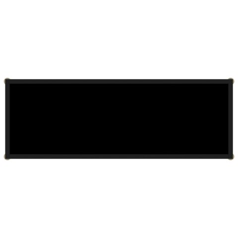 Stolik konsolowy, czarny, 100x35x75 cm, szkło hartowane