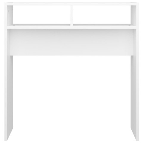 Stolik konsolowy, biały, 78x30x80 cm, płyta wiórowa