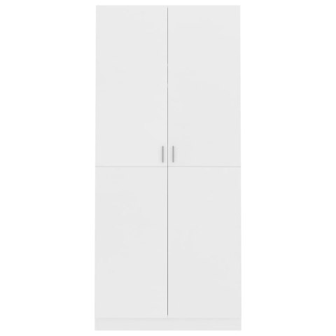 Szafa, biała, 90x52x200 cm, materiał drewnopochodny