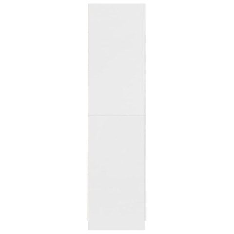 Szafa, biała, 90x52x200 cm, materiał drewnopochodny