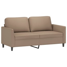 2-osobowa sofa, kolor cappuccino, 140 cm, sztuczna skóra