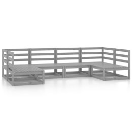 6-cz. zestaw mebli wypoczynkowych do ogrodu, drewno sosnowe