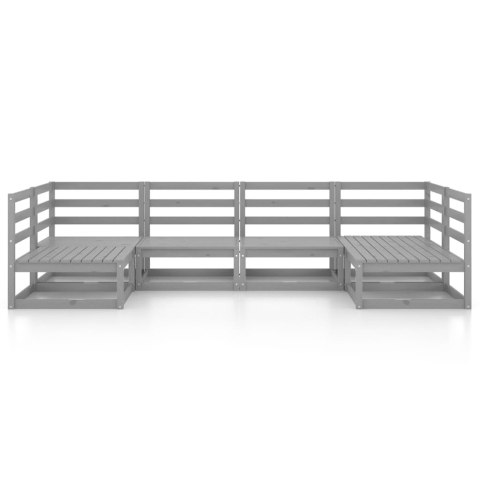 6-cz. zestaw mebli wypoczynkowych do ogrodu, drewno sosnowe