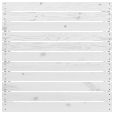 7-cz. zestaw mebli wypoczynkowych do ogrodu, biały, sosnowy