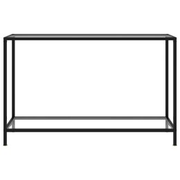 Stolik konsolowy, przezroczysty, 120x35x75 cm, szkło hartowane