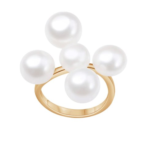 Srebrny pierścionek PDK6504Y - Naturalne Perły hodowane słodkowodne