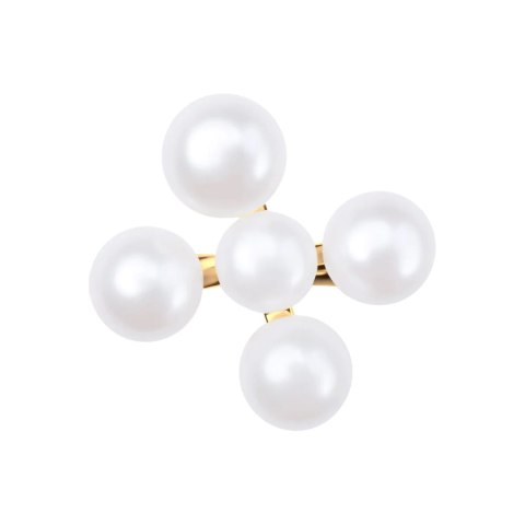 Srebrny pierścionek PDK6504Y - Naturalne Perły hodowane słodkowodne