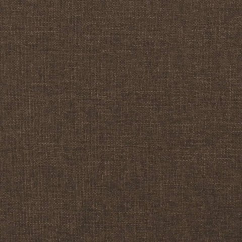 Łóżko kontynentalne, ciemnobrązowe, obite tkaniną, 100x200 cm