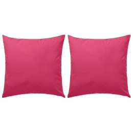 Poduszki na zewnątrz, 2 szt., 60 x 60 cm, różowe