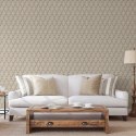 DUTCH WALLCOVERINGS Tapeta Geometric, złoto-zielona