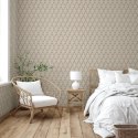 DUTCH WALLCOVERINGS Tapeta Geometric, złoto-zielona