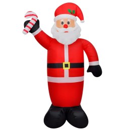 Dmuchany Święty Mikołaj z LED, 120 cm