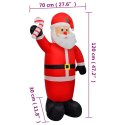 Dmuchany Święty Mikołaj z LED, 120 cm