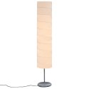 Lampa podłogowa na stojaku, 121 cm, biała, E27