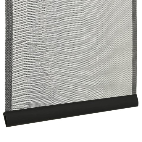 Moskitiera na drzwi, 10-panelowa, czarna, 240x240 cm Moskitiera na drzwi, 10-panelowa, czarna, 240x240 cm