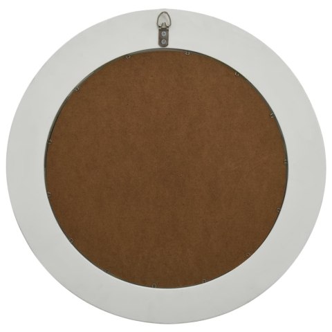 Lustro ścienne w stylu barokowym, 50 cm, białe