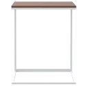 Stolik boczny, biały, 55x35x66 cm, materiał drewnopochodny