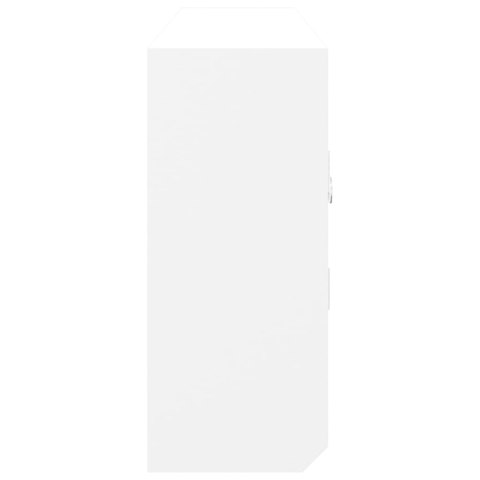 Szafka na klucze, biała, 40x8,5x20 cm