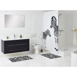 RIDDER Mata łazienkowa Zebra, 54x54 cm, biało-czarna