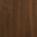 Szafka nocna, brązowy dąb, 41x31x80 cm, materiał drewnopochodny