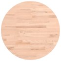 Blat do stolika, Ø50x2,5 cm, okrągły, lite drewno bukowe