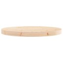Blat do stołu, okrągły, Ø50x3 cm, lite drewno sosnowe