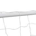Bramka piłkarska z siatką, 182 x 61 x 122 cm, stalowa, biała