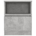 Szafka nocna, szarość betonu 40x40x50 cm, płyta wiórowa