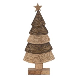 Ozdoby świąteczne Brązowy Drewno mango Choinka 23,5 x 9 x 50 cm