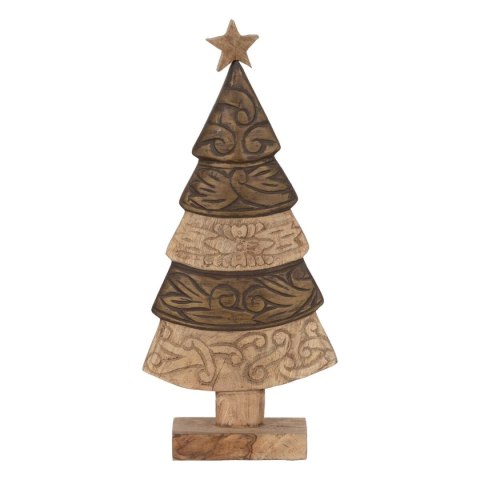 Ozdoby świąteczne Brązowy Drewno mango Choinka 23,5 x 9 x 50 cm