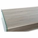 Stolik DKD Home Decor Wielokolorowy Przezroczysty Naturalny Drewno Szkło Drewno MDF 130 x 65 x 35,5 cm