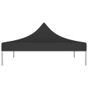 Dach namiotu imprezowego, 3 x 3 m, czarny, 270 g/m²