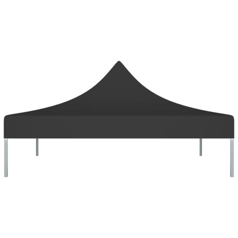 Dach namiotu imprezowego, 3 x 3 m, czarny, 270 g/m²