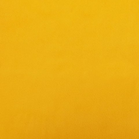 Fotel bujany z podnóżkiem, musztardowy, obity aksamitem