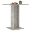 Stolik bistro, szarość betonu, 60x60x75 cm, płyta wiórowa