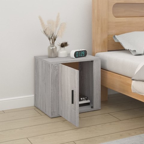 Szafka nocna, szary dąb sonoma, 50x39x47 cm