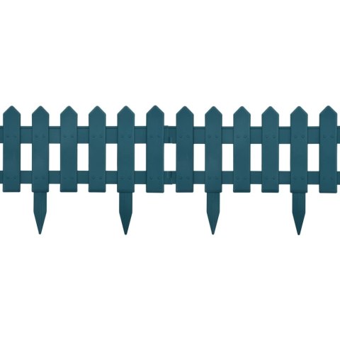 Obrzeża trawnikowe, 25 szt., zielone, 10 m, PP