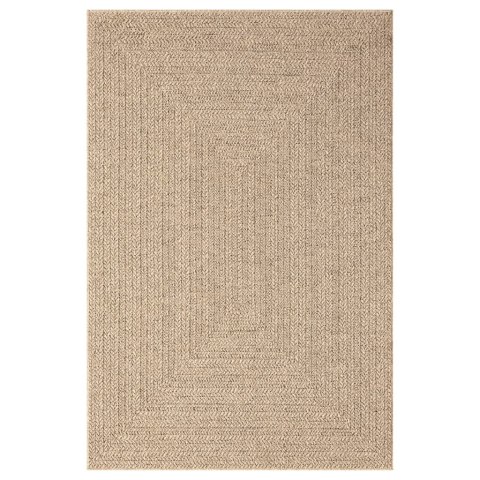 Dywan, 120x170 cm, stylizowany na jutowy, do domu i na zewnątrz