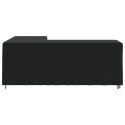 Pokrowiec na sofę narożną, czarny, 254x254x86 cm, Oxford 420D